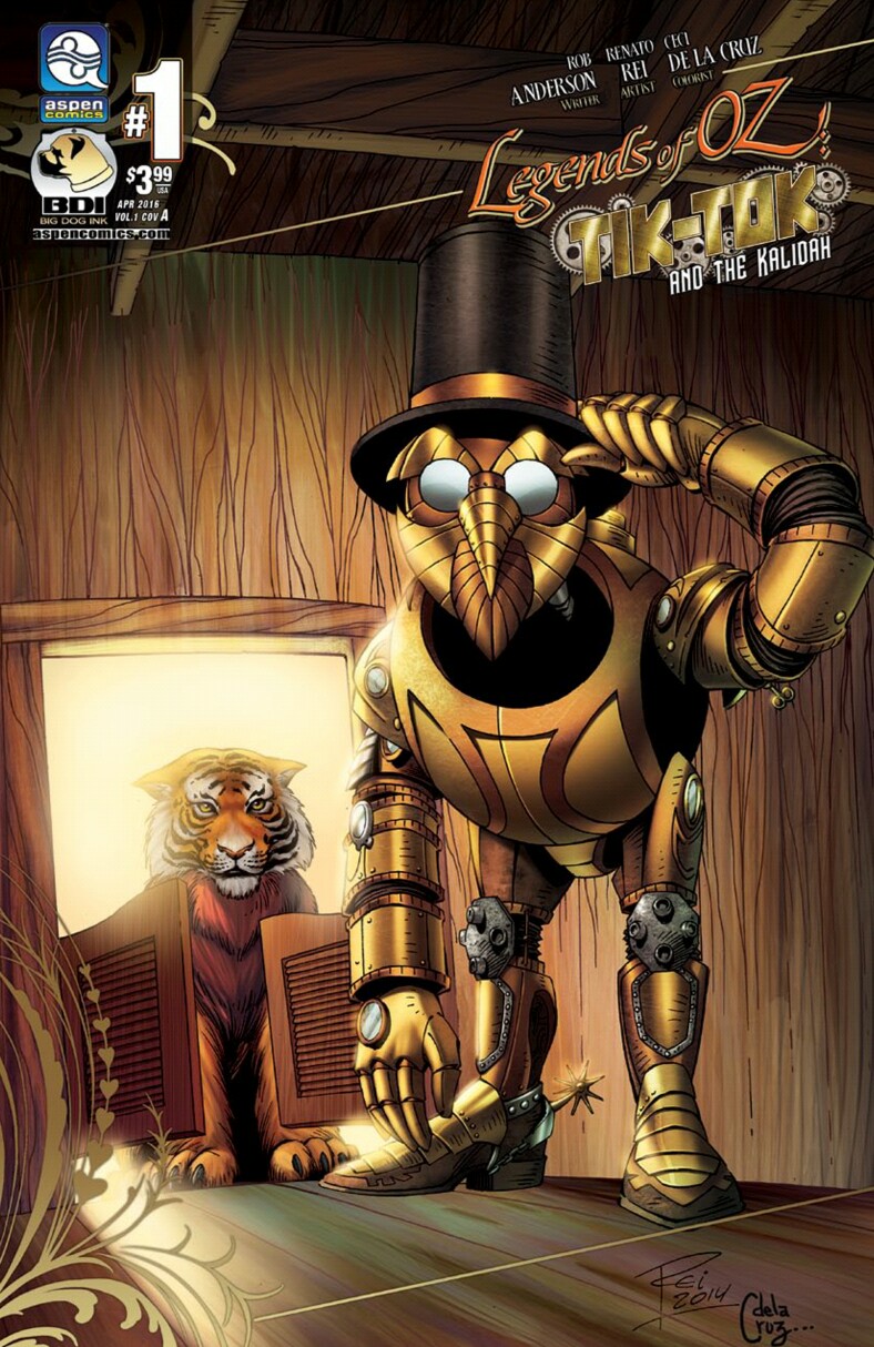 Cover for "Legends of OZ: Tik-Tok and the Kalidah #1"