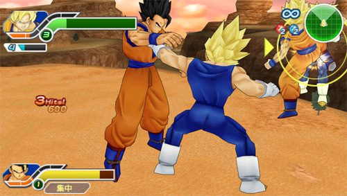 Combo Infinito No Dragon ball z tenkaichi tag team