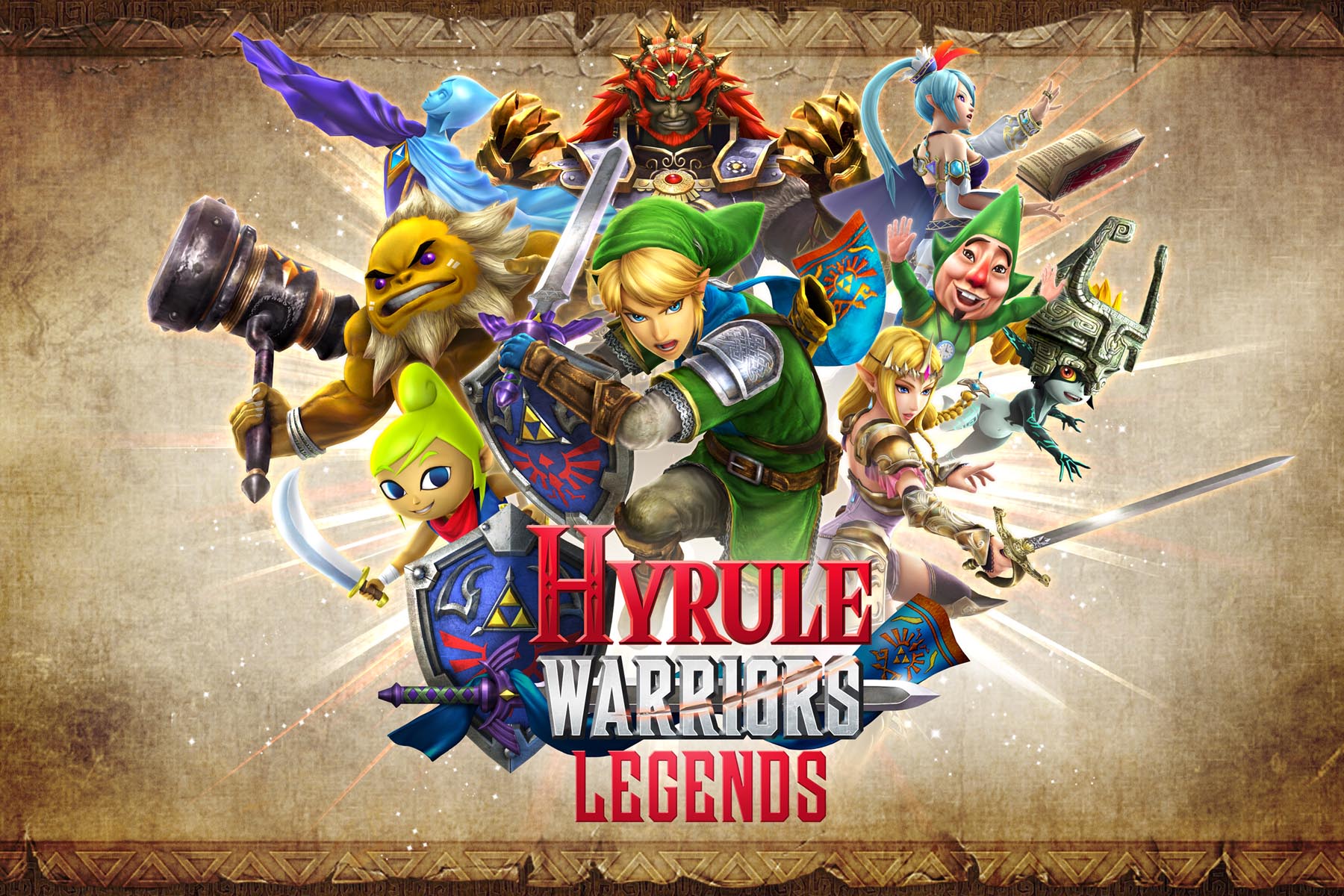 Hyrule Warriors Legends Main Illustration