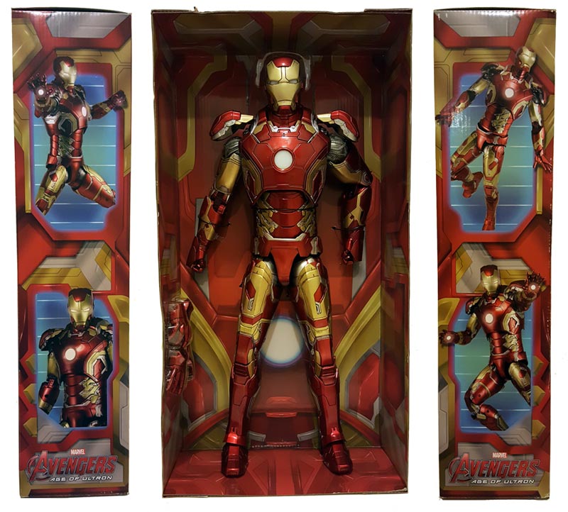 NECA Marvel Avengers Age of Ultron 1/4 Scale Iron Man Action