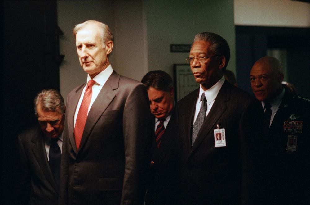 SUM OF ALL FEARS, James Cromwell, Morgan Freeman, 2002 (c) Paramount