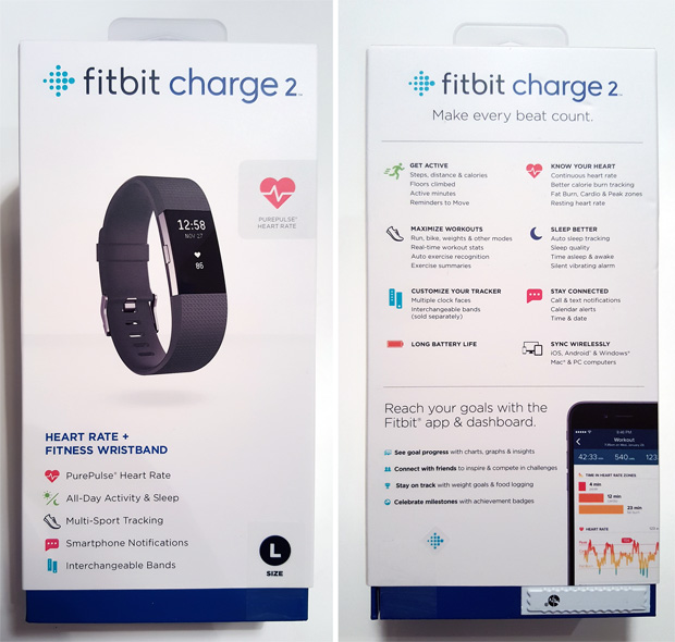 fitbit charge 2 box