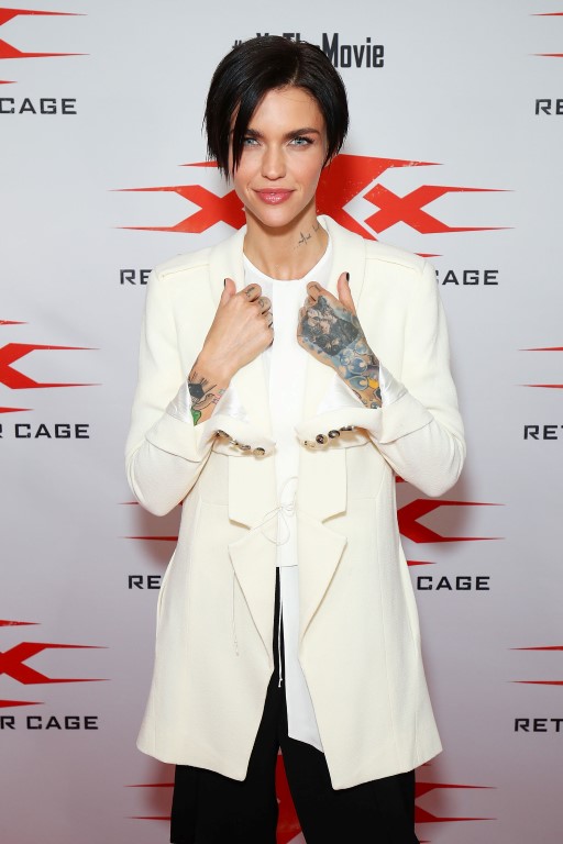 SYDNEY, AUSTRALIA - NOVEMBER 19:  Ruby Rose poses at the xXx: 'Return Of Xander Cage' Sydney Fan Event  on November 19, 2016 in Sydney, Australia.  (Photo by Brendon Thorne/Getty Images for Paramount Pictures) *** Local Caption *** Ruby Rose