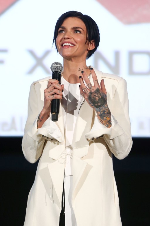 SYDNEY, AUSTRALIA - NOVEMBER 19:  Ruby Rose poses at the xXx: 'Return Of Xander Cage' Sydney Fan Event  on November 19, 2016 in Sydney, Australia.  (Photo by Brendon Thorne/Getty Images for Paramount Pictures) *** Local Caption *** Ruby Rose