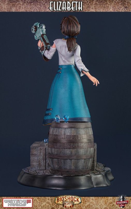 Bioshock Infinite Statue Elizabeth Gaming Heads Game Figure 18 RARE