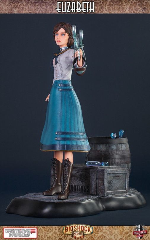 Bioshock Infinite Statue Elizabeth Gaming Heads Game Figure 18 RARE