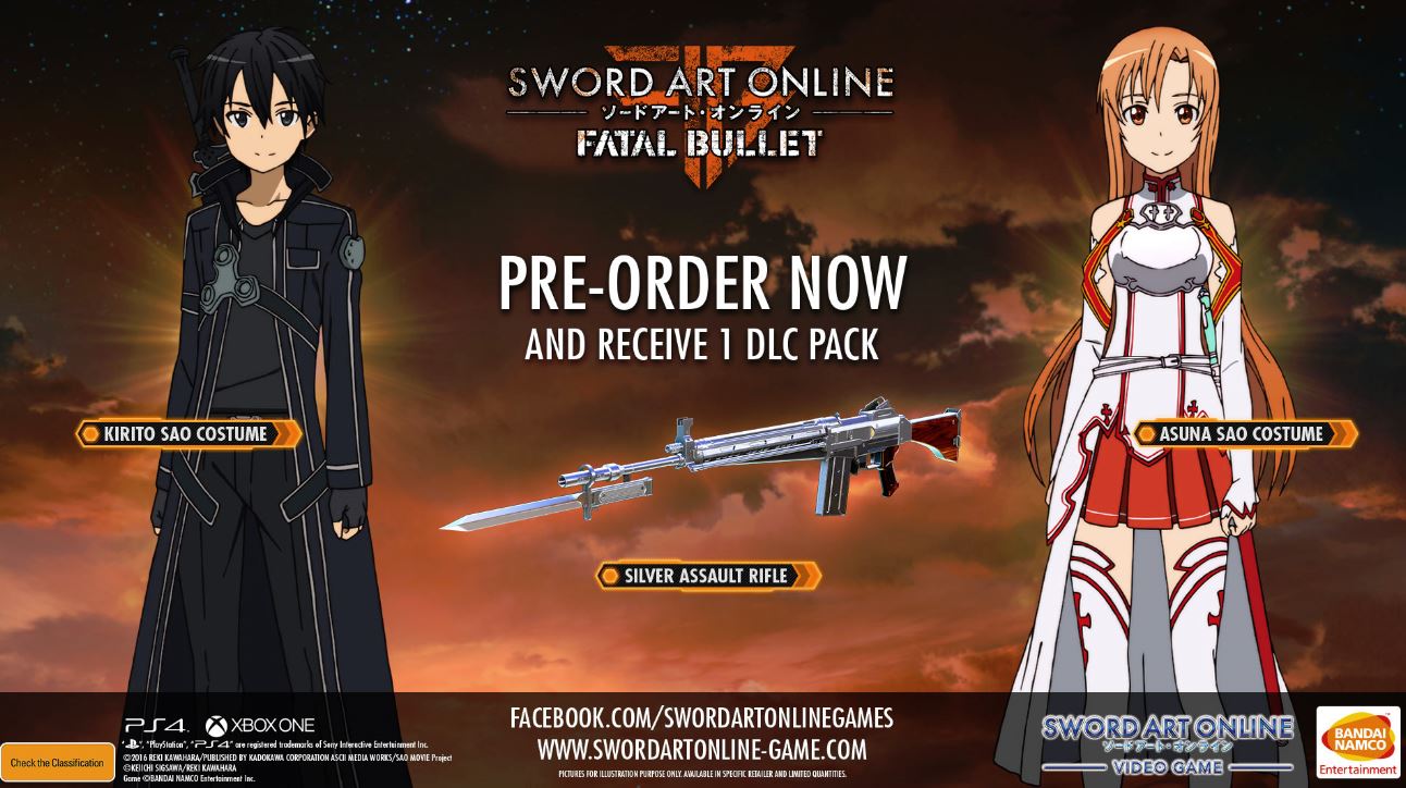 Venture into a world of guns in Sword Art Online: Fatal Bullet out now on  Xbox One, PS4 and PC