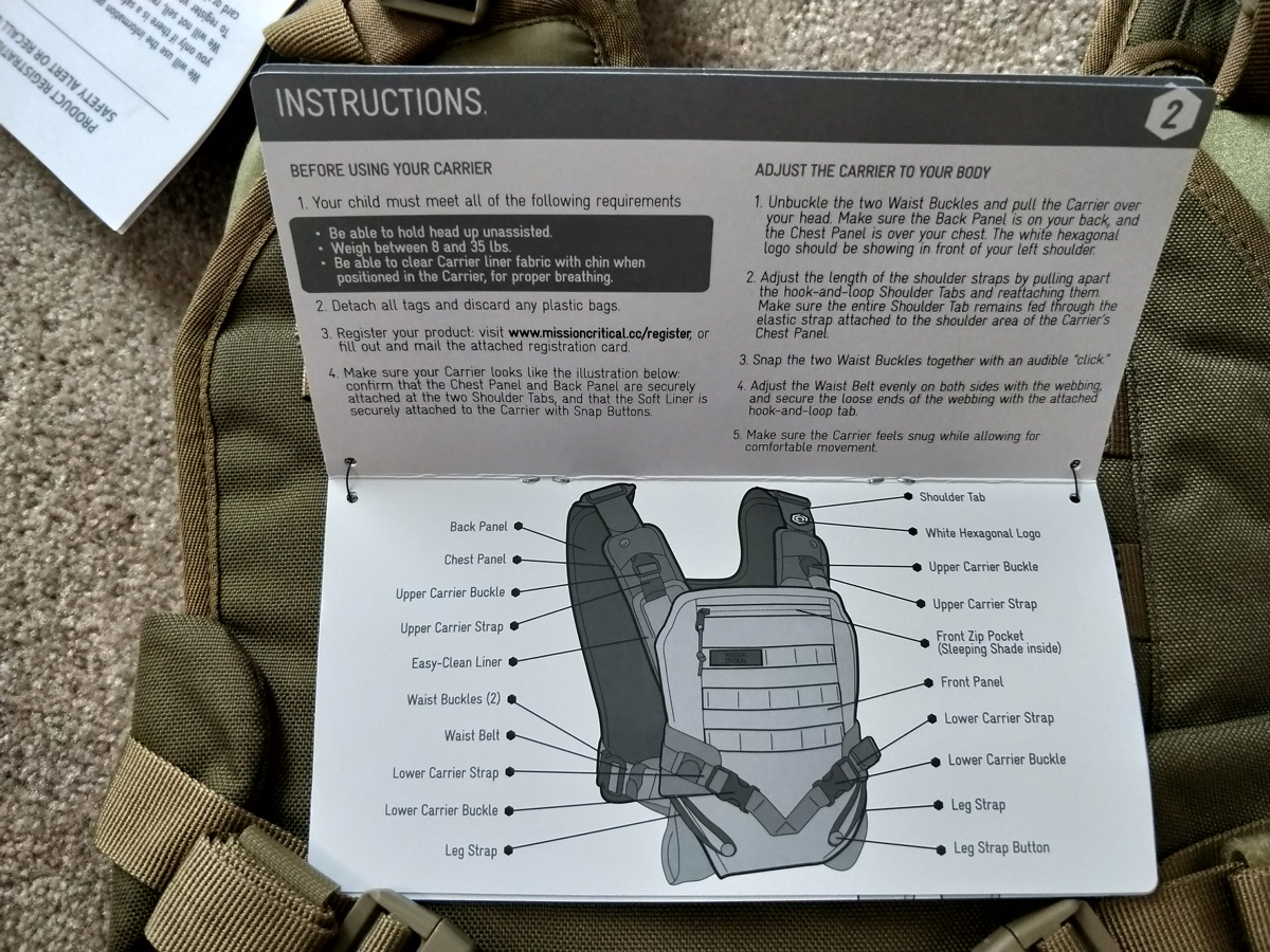 mission critical baby carrier review