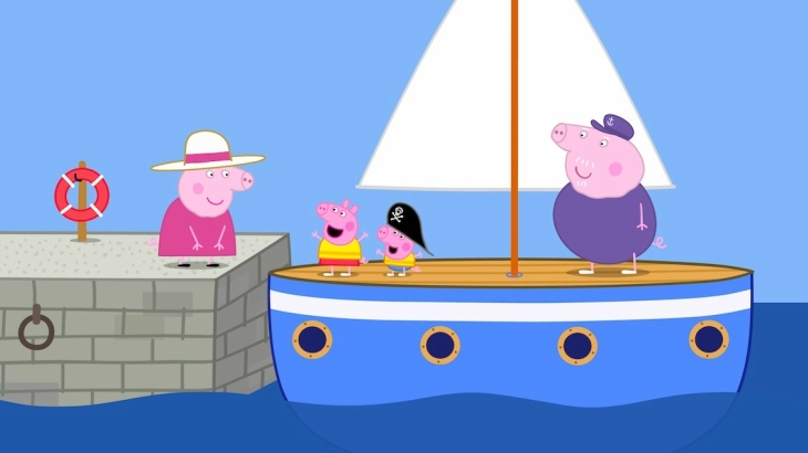 peppa pig grandpa's boat set