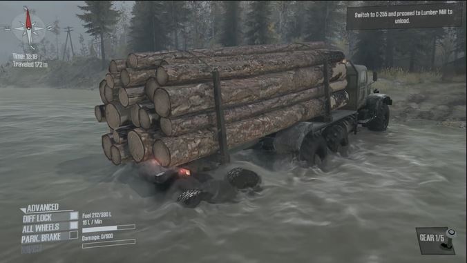 Análise: Spintires: MudRunner - American Wilds (Switch) é labuta