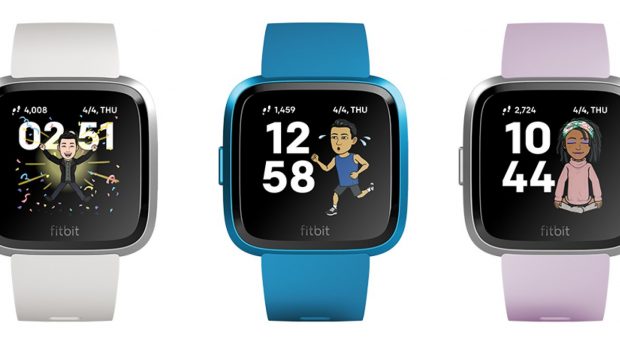 fitbit versa lite bitmoji