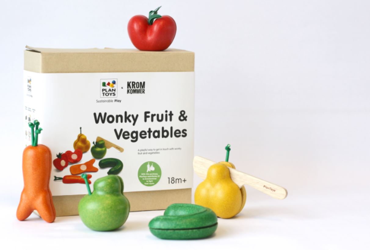 Plan toys fruit and vegetable playset discount