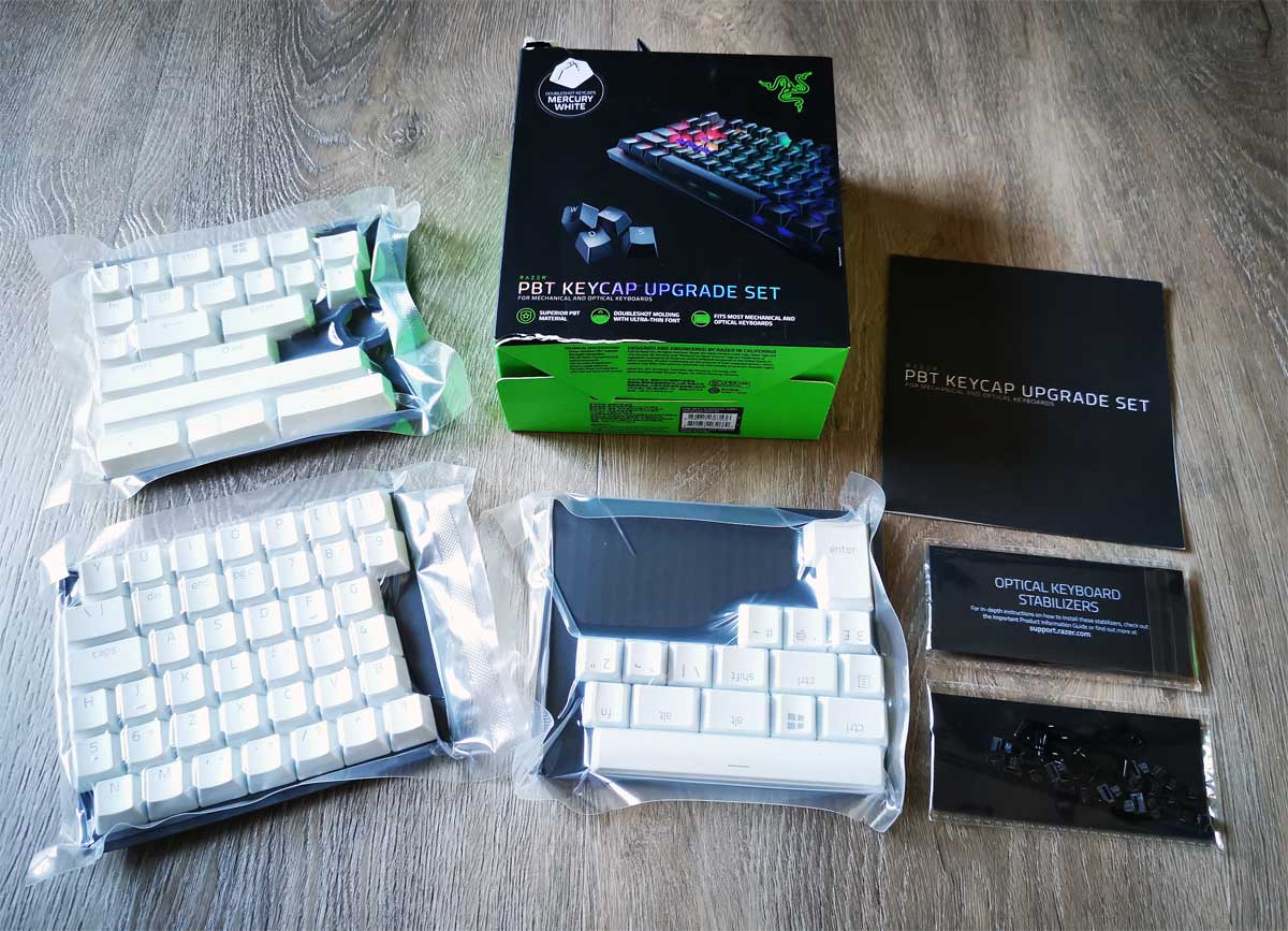 Razer PBT Keycap Upgrade Set Review Impulse Gamer