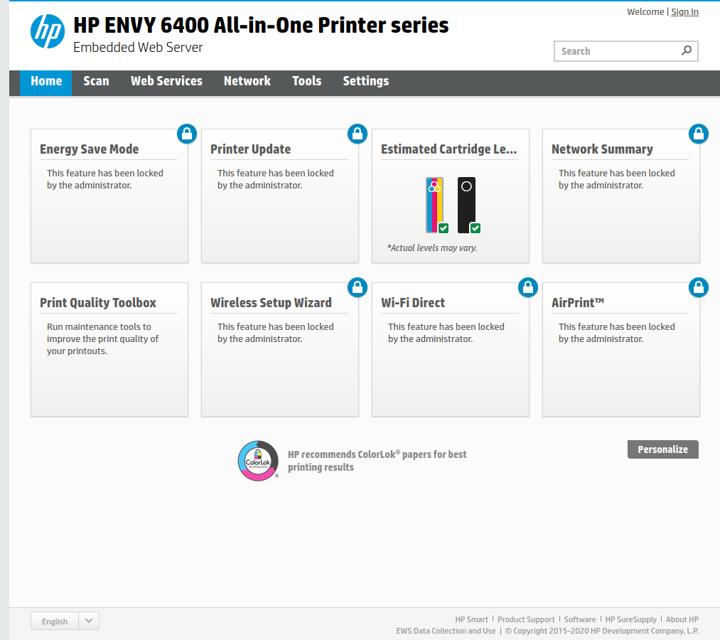 HP Envy 6430e All In One Wireless Inkjet Printer with HP Plus and