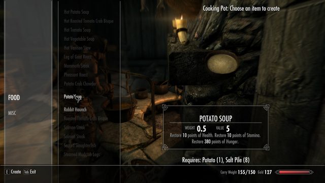 Skyrim Anniversary Edition - Hunger