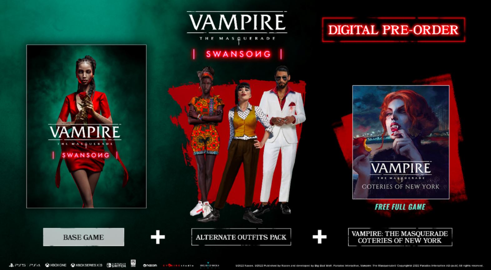 Vampire: The Masquerade - Swansong PS5 And PS4 February 2022 Release  Confirmed - PlayStation Universe