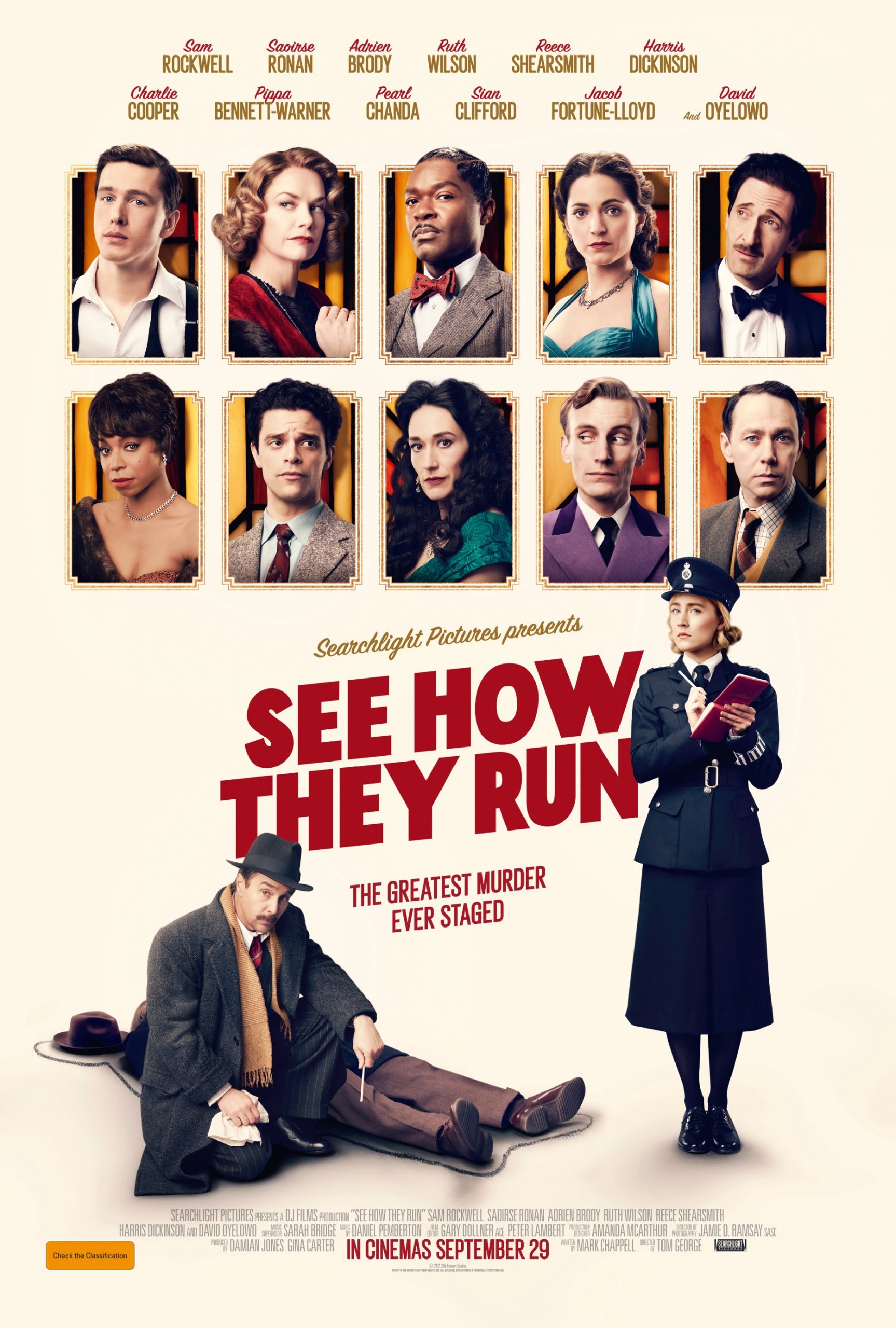 see how they run movie review nyt