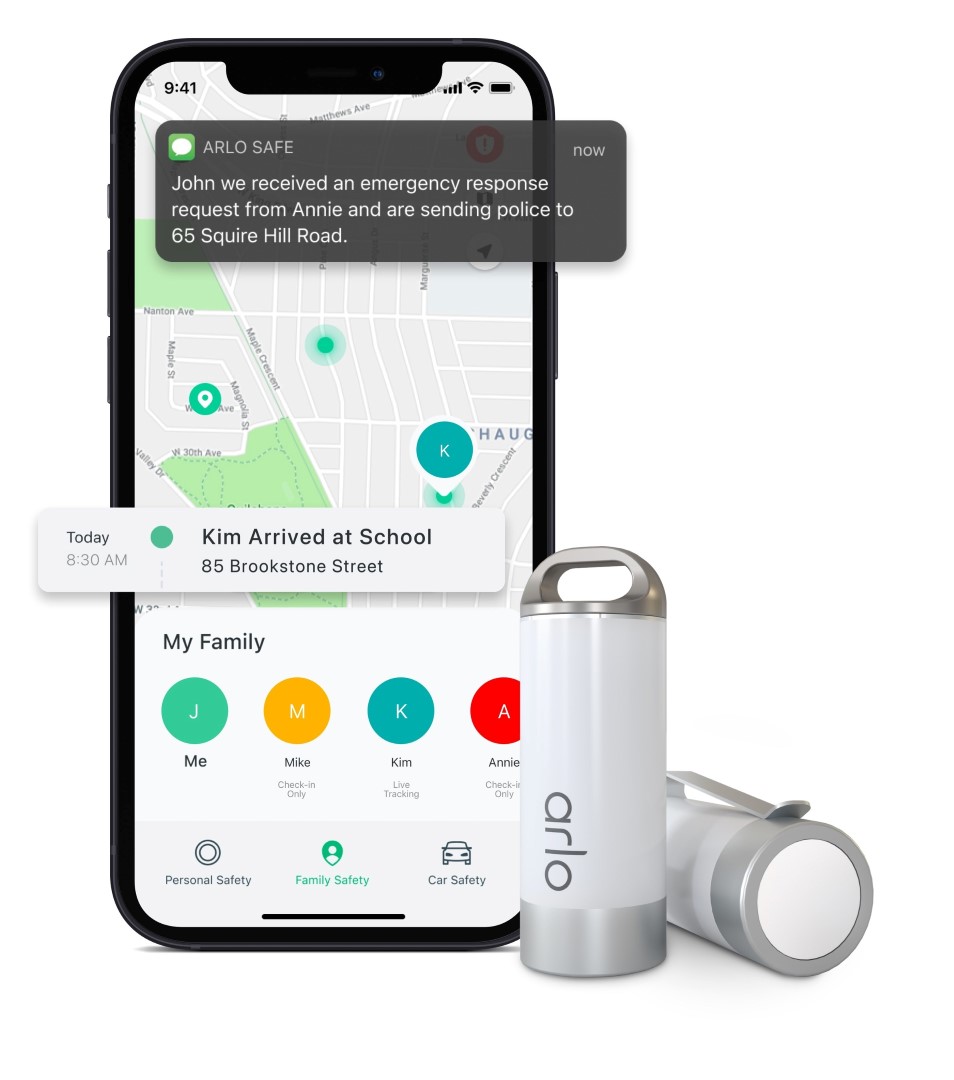 ALLNEW ARLO SAFE PROVIDES PERSONAL, FAMILY AND CAR SAFETY WITH