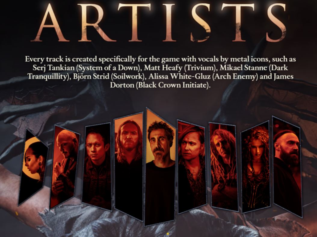 TRIVIUM, ARCH ENEMY & DARK TRANQUILLITY Vocalists Involved With Metal: Hellsinger Game
