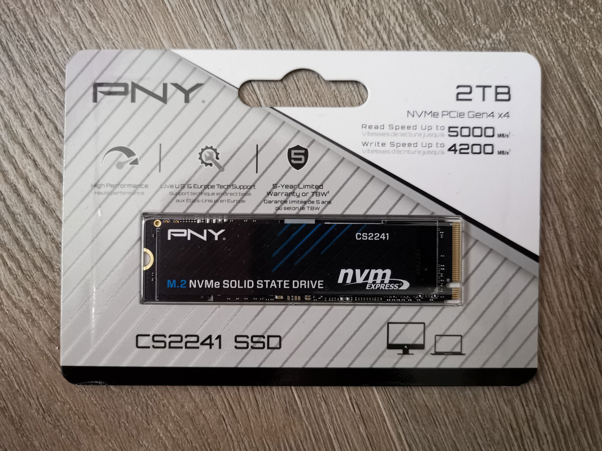 Disque SSD NVME Pny 500Go