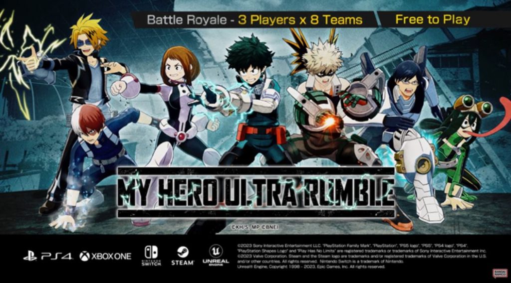 My Hero Academia Ultra Rumble battle royale: Trailer, gameplay