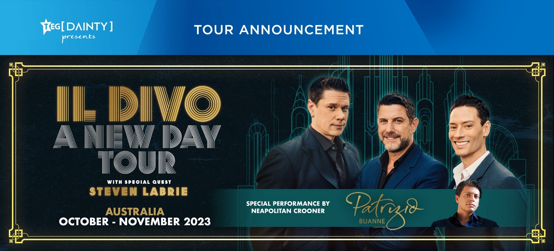 IL DIVO ANNOUNCE OCT/NOV 2023 AUSTRALIAN TOUR Impulse Gamer