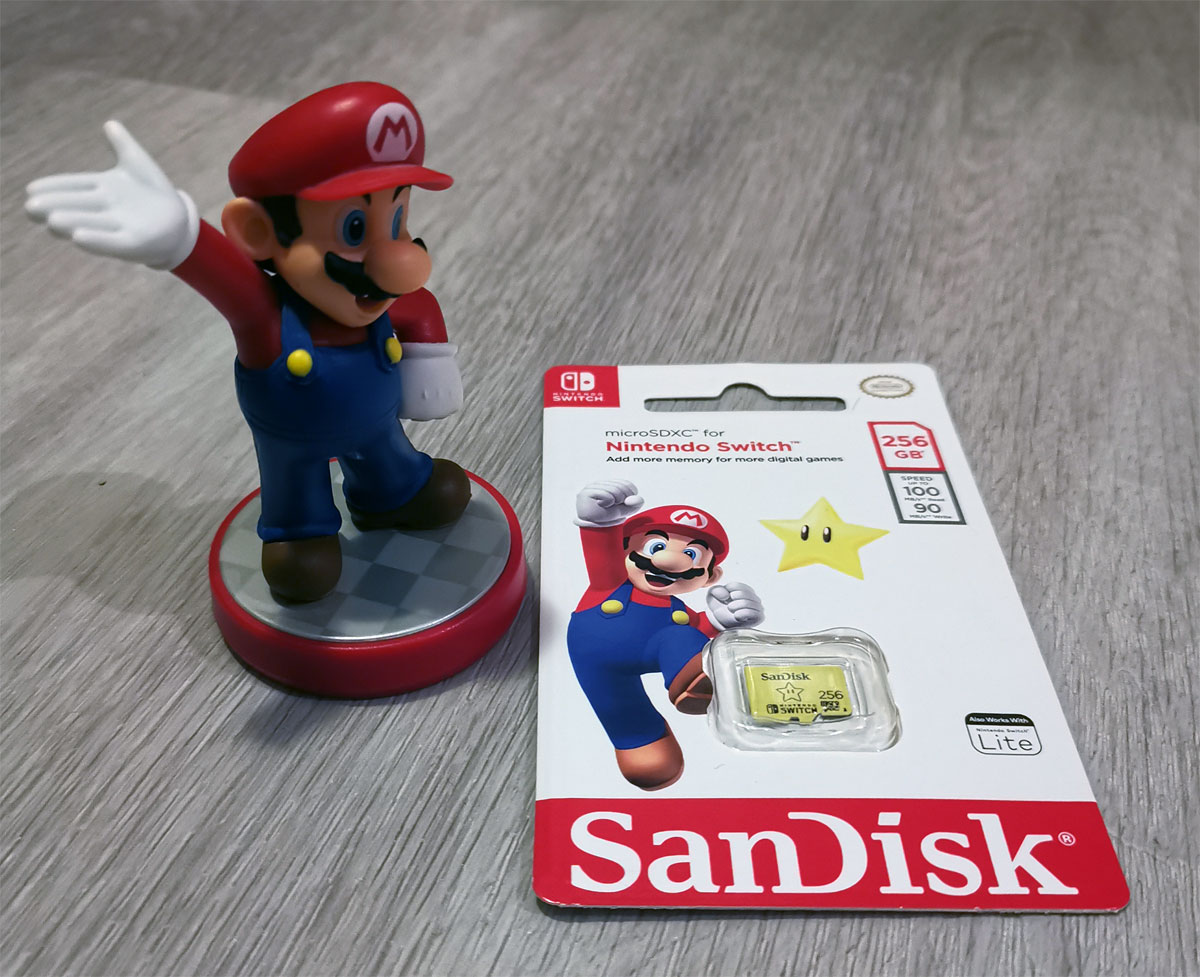 SanDisk Nintendo Switch Card Memory 100MB/s 128GB 256GB 512GB