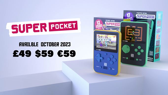 Introducing HyperMegaTech Super Pocket with Capcom and TAITO