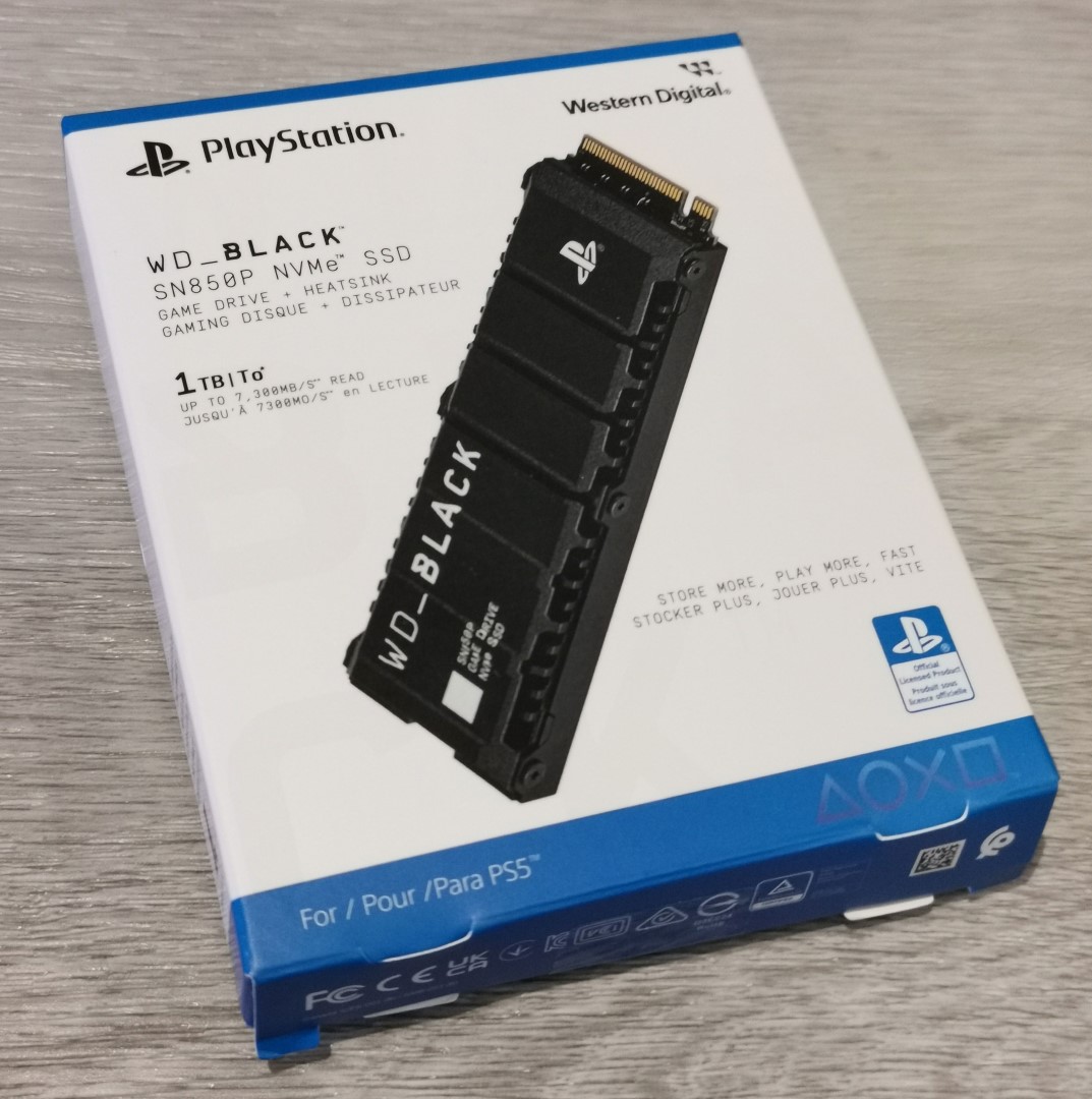 WD_BLACK SN850P NVMe SSD PS5 Gaming Drive