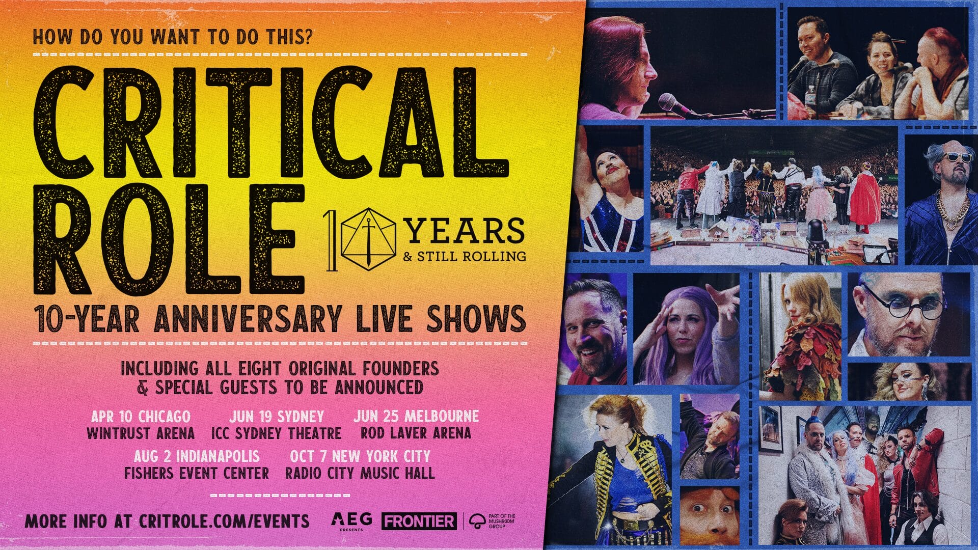 Critical Role Live - 10 Year Anniversary Review (Rod Laver Arena, Melbourne)