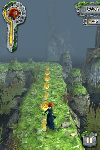 Temple Run: Brave - game screenshots at Riot Pixels, images