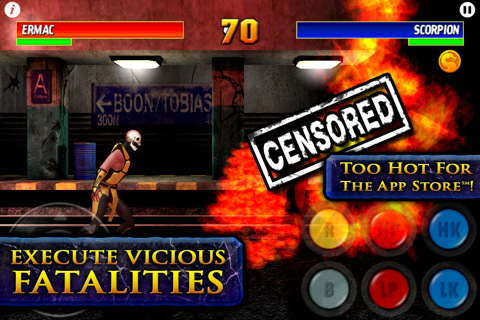 Ultimate Mortal Kombat 3 iPhone/iTouch Review -  