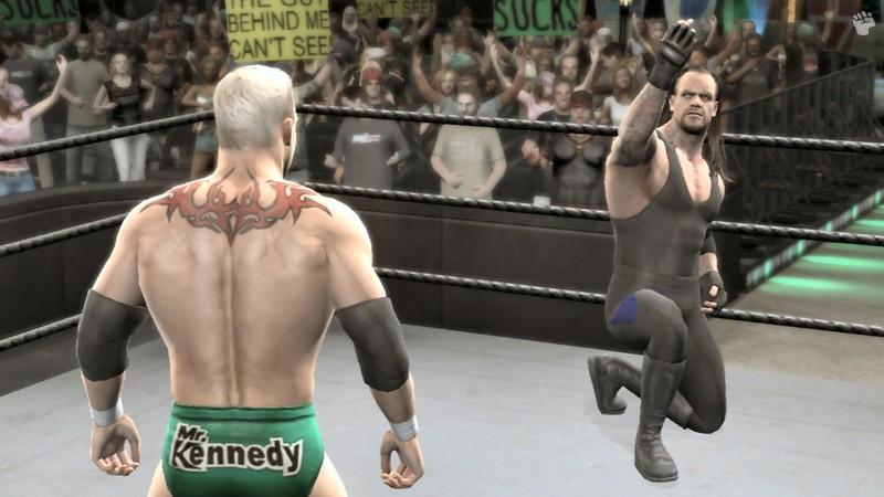 psp wwe 2k10 game play